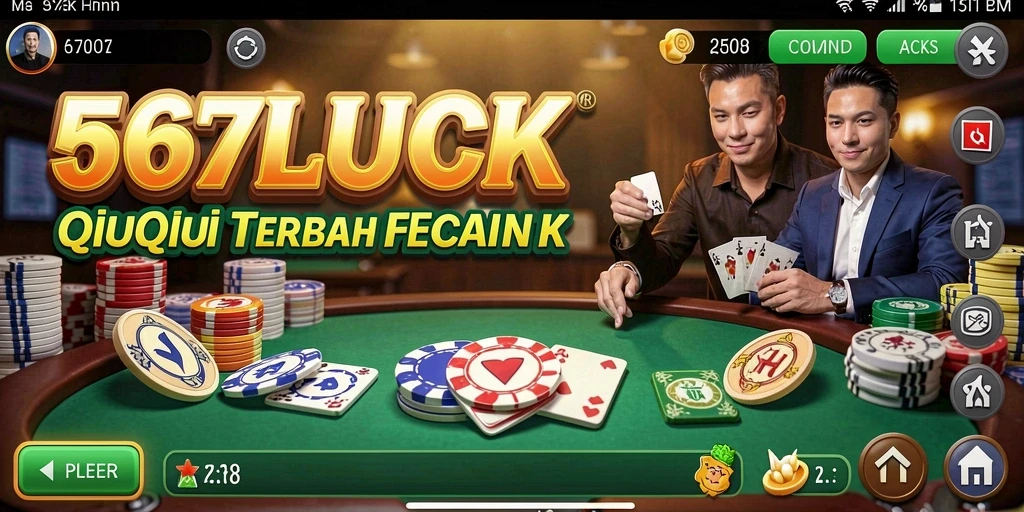 Gameplay seru dalam 567LUCK dengan teman-teman.