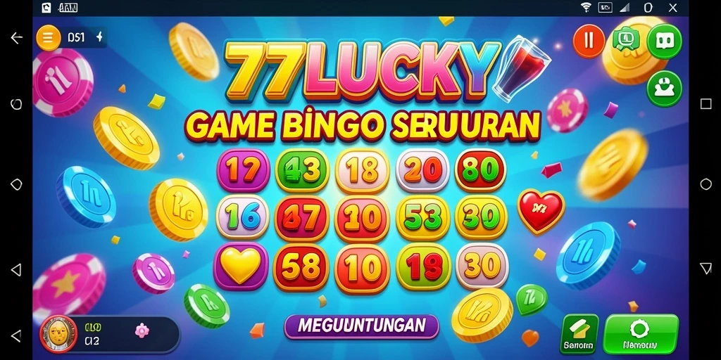 Tampilan gameplay yang menarik dalam permainan Bingo 777LUCKY.