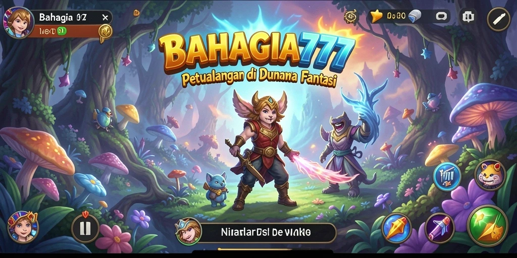 Tampilan gameplay seru dalam BAHAGIA777 yang penuh petualangan.