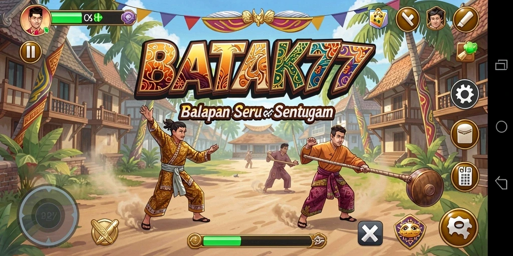 Screenshot gameplay balapan seru di BATIK77.
