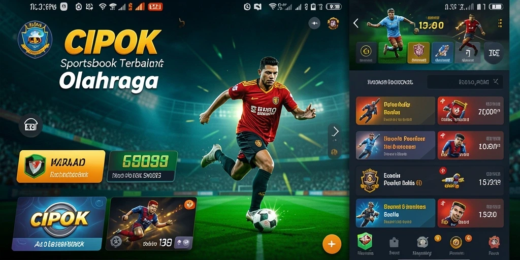 Tampilan menarik dari gameplay Sportsbook CIPOK saat memasang taruhan.