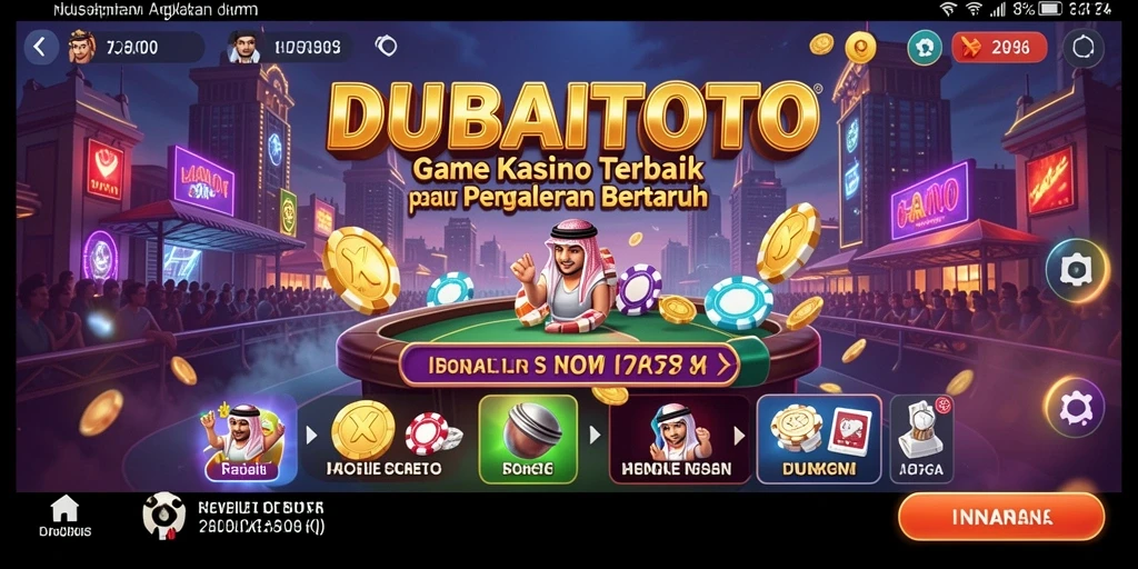 Tampilan gameplay DUBAITOTO yang mengasyikkan dan menarik perhatian.