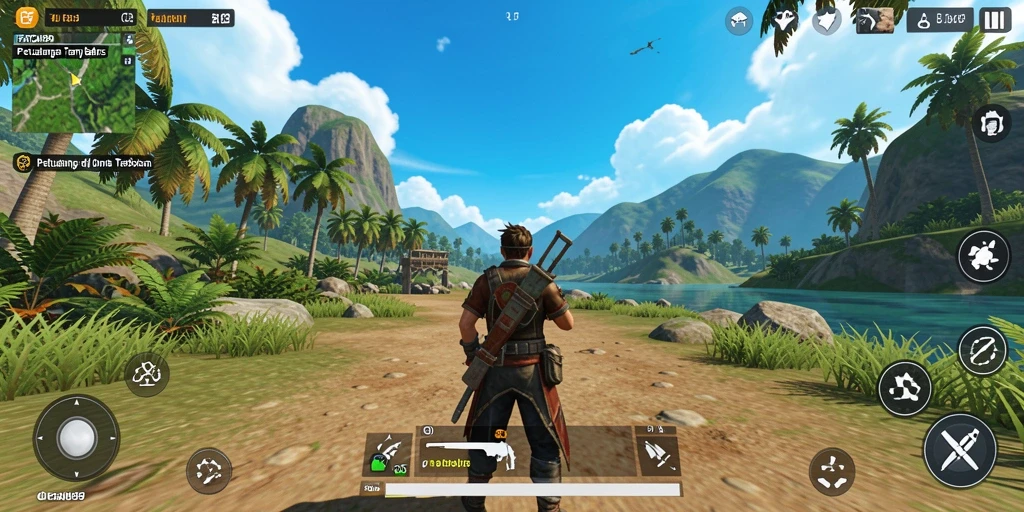 Tampilan gameplay menarik di dunia terbuka FATCAI99.