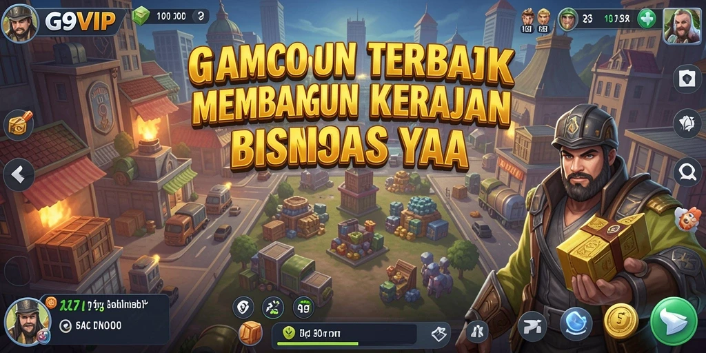 Screenshot G9VIP menampilkan pengalaman gameplay Tycoon yang mendalam.