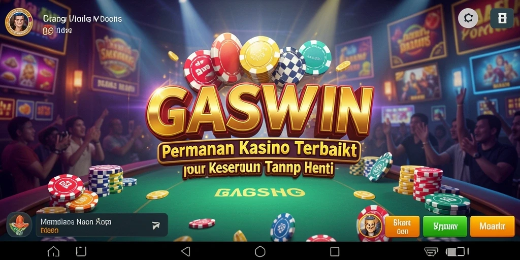Tampilan menarik dari gameplay GASWIN yang seru dan mengasyikkan.