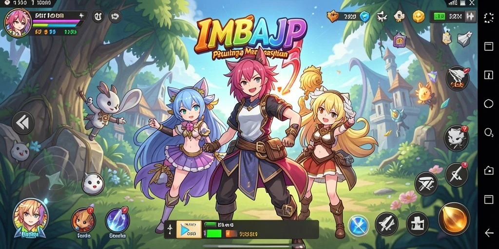 Tampilan gameplay Anime yang memukau dari IMBAJP.