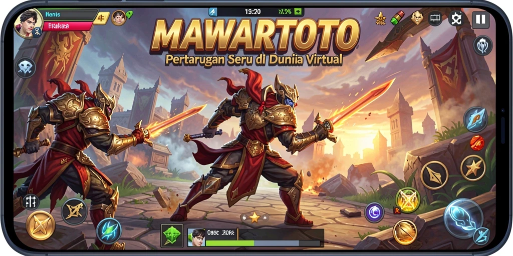 Tangkapan layar dari gameplay MAWARTOTO yang menunjukkan pertarungan dinamis.