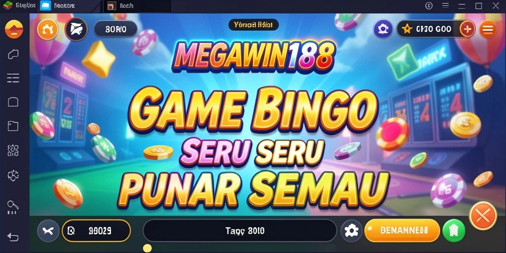 Tampilan gameplay seru di MEGAWIN188 dengan berbagai tema Bingo.