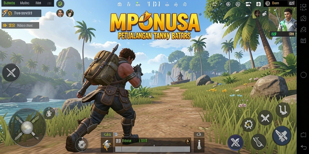 Gameplay menakjubkan di dunia Open World MPONUSA.