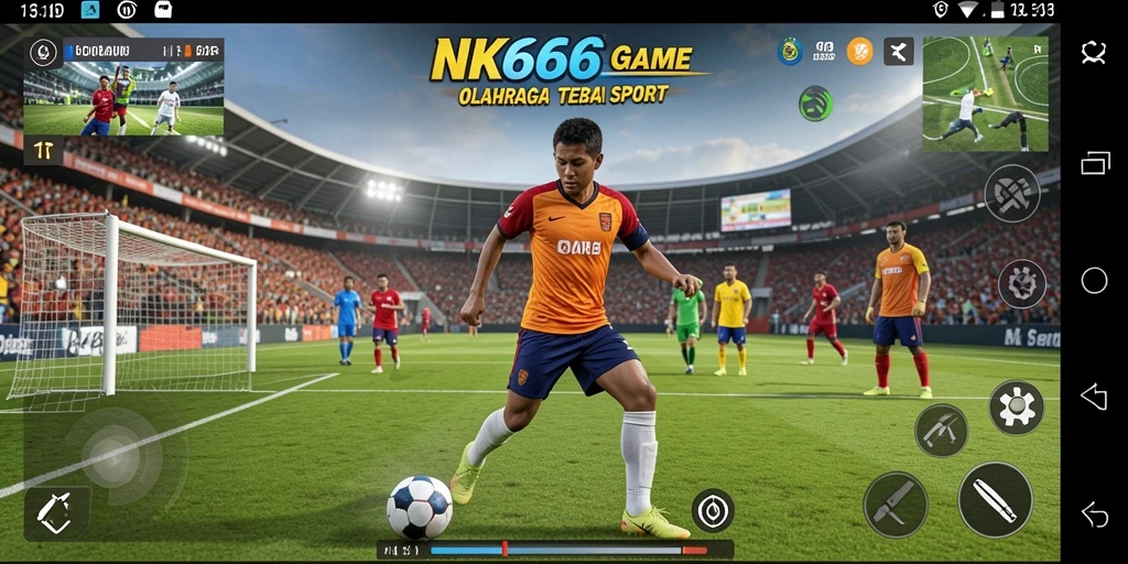Tampilan gameplay NK666 yang penuh aksi dalam berbagai jenis olahraga.