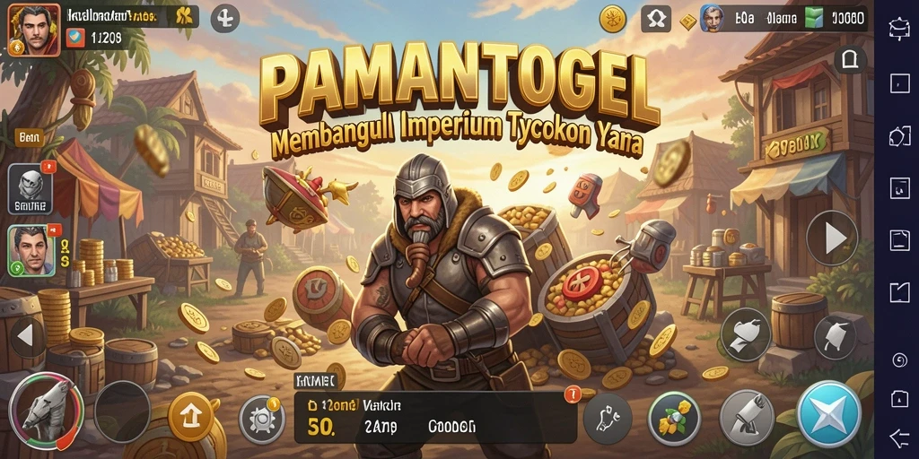 Tampilan aksi seru dalam pembangunan bisnis Tycoon di PAMANTOGEL.
