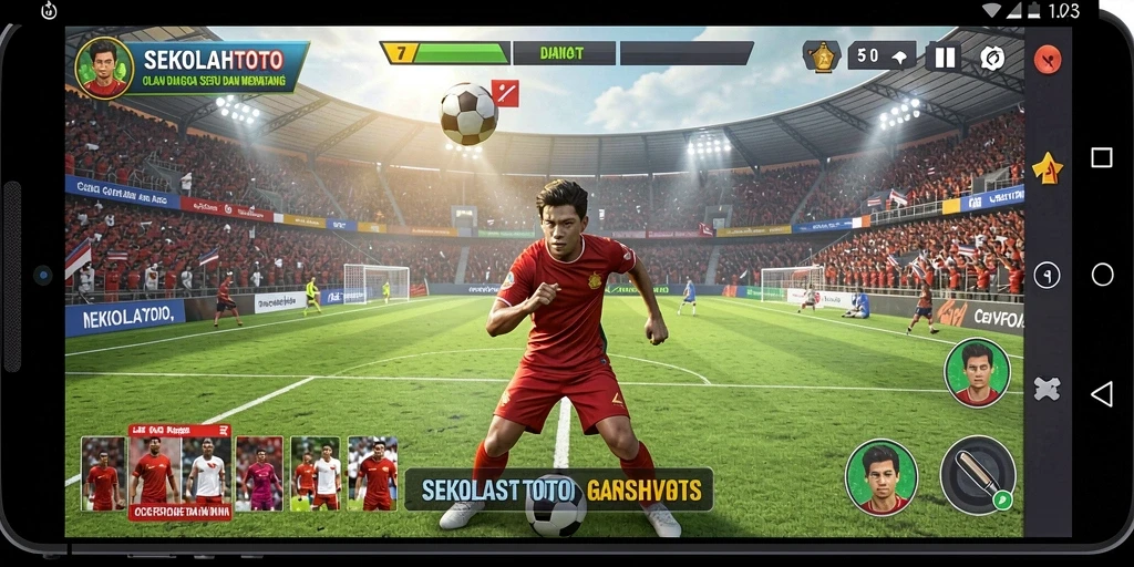 Tampilan gameplay SEKOLAHTOTO yang seru dan kompetitif.