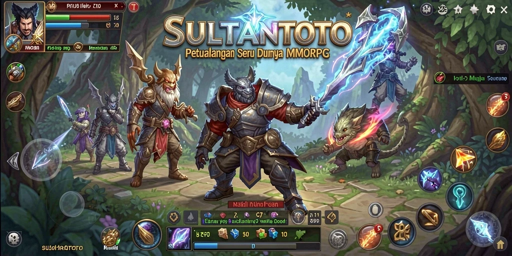Gameplay seru dalam dunia SULTANTOTO yang penuh dengan petualangan.