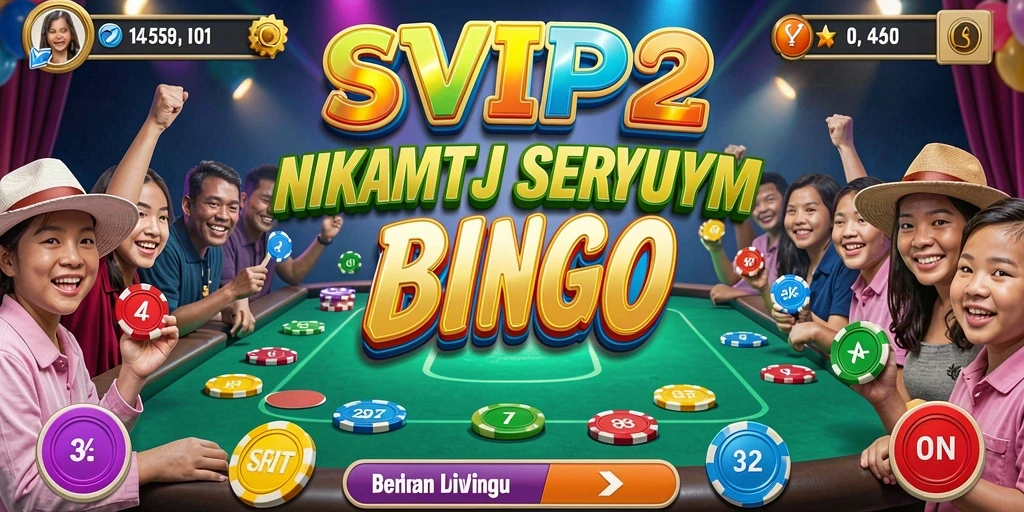 Tampilan gameplay SVIP2 yang seru dan mengasyikkan saat bermain Bingo.