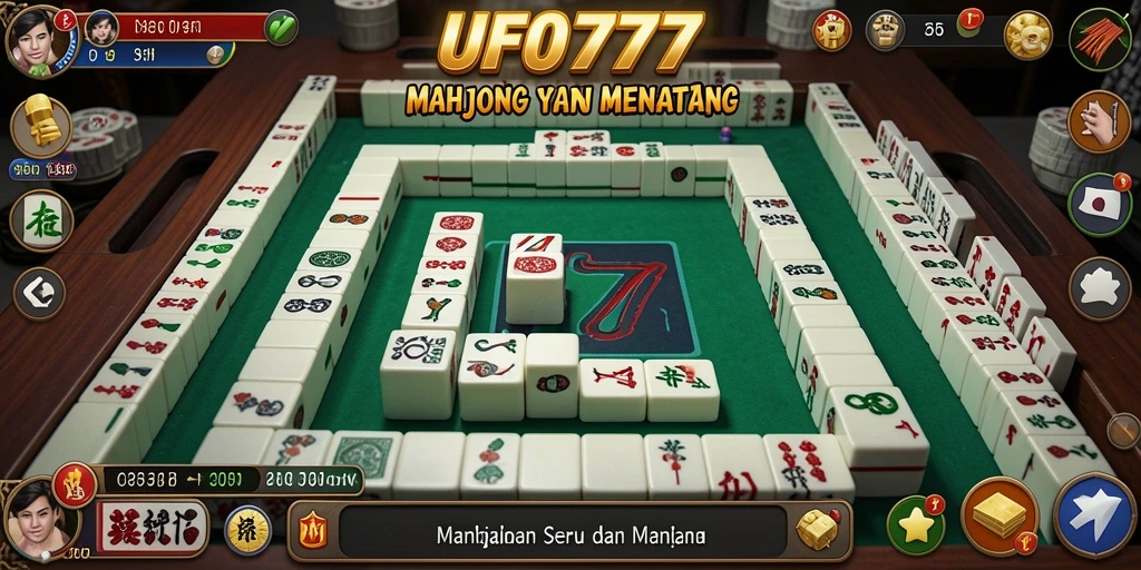 Screenshot UFO777 menampilkan gameplay Mahjong yang menarik dan mengasyikkan.