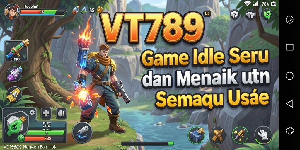 Screenshot utama VT789 yang menunjukkan gameplay Idle yang menarik.