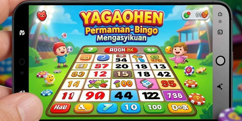 Screenshot gameplay YAGAOHEN menampilkan keseruan permainan Bingo.